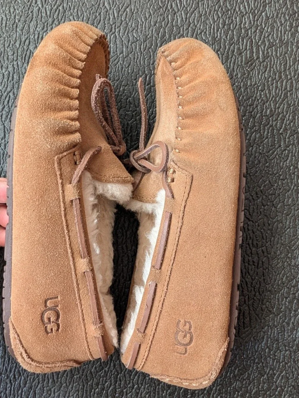 UGG chestnut suede